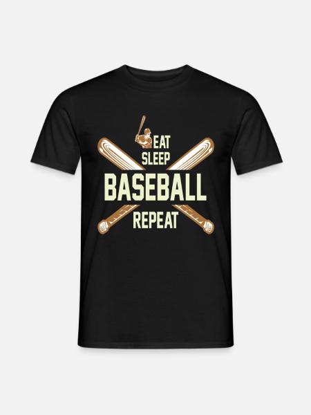 baseball - Men's T-Shirt - black
