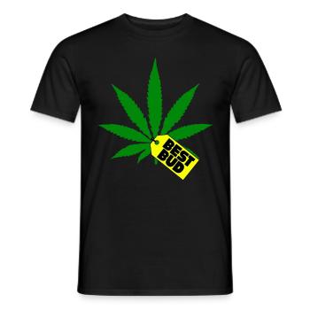 Kiffen Kiffer Geschenk Kiffer Zubehör Kiffenset - Männer T-Shirt - Schwarz - Vorne - AI Model Male 178 light (178cm)