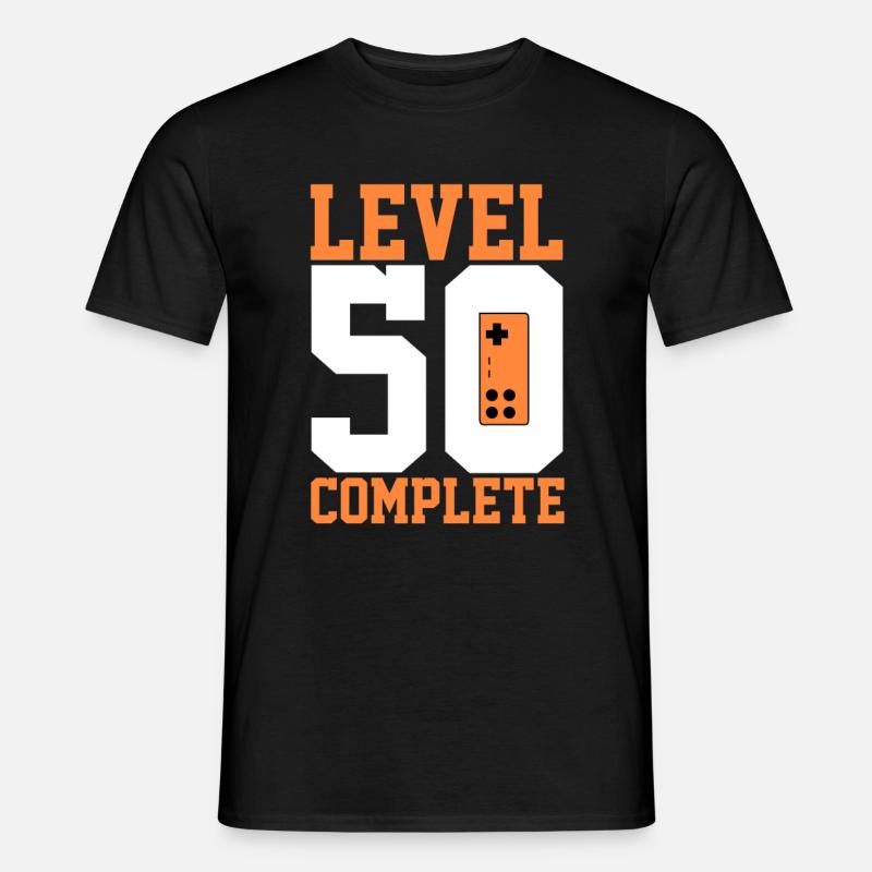 50 ° compleanno uomo - T-shirt uomo - nero