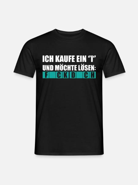 Fick dich - Männer T-Shirt - Schwarz