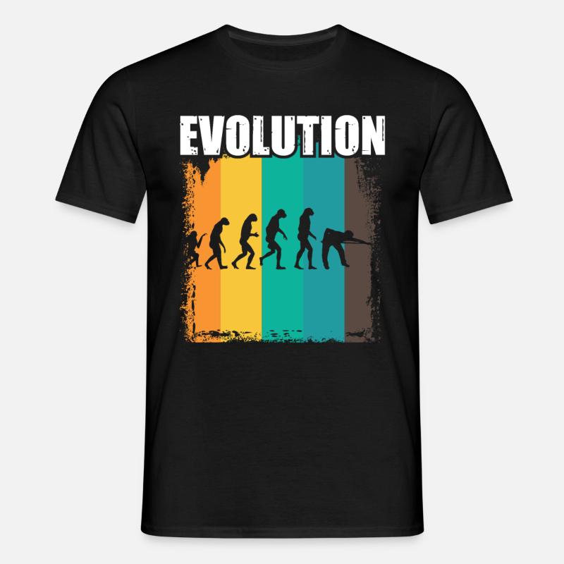 Billiard Evolution - Men's T-Shirt - black
