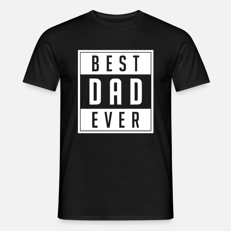Bester Papa - Männer T-Shirt - Schwarz
