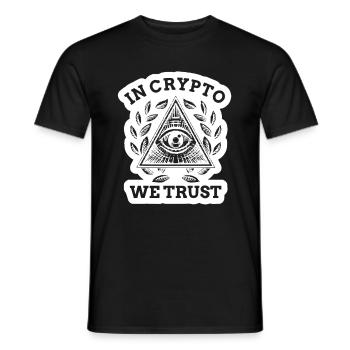 Crypto Cryptowährungen Crypto Coin Crypto Wallet - Männer T-Shirt - Schwarz - Vorne - AI Model Male 178 light (178cm)