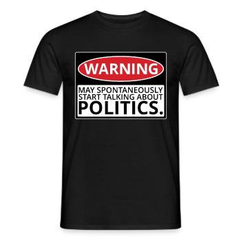Politique politique Politique élection présidentielle Amérique Usa - T-shirt homme - noir - Devant - AI Model Male 178 light (178cm)