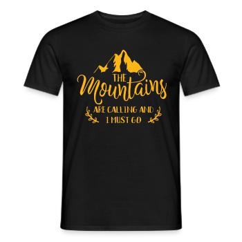 Équipement de sports de montagne - T-shirt homme - noir - Devant - AI Model Male 178 light (178cm)