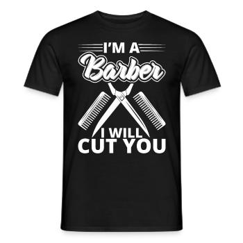 Friseur Friseur Geschenke Friseur Bedarf - Männer T-Shirt - Schwarz - Vorne - AI Model Male 178 light (178cm)