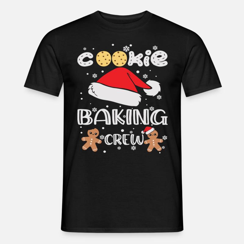Cookie Baking Crew - Männer T-Shirt - Schwarz