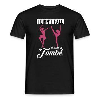 ballet - Men's T-Shirt - black - Front - AI Model Male 178 light (178cm)