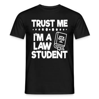 Anwalt Jura Studium Jura Student Uni Examen - Männer T-Shirt - Schwarz - Vorne - AI Model Male 178 light (178cm)