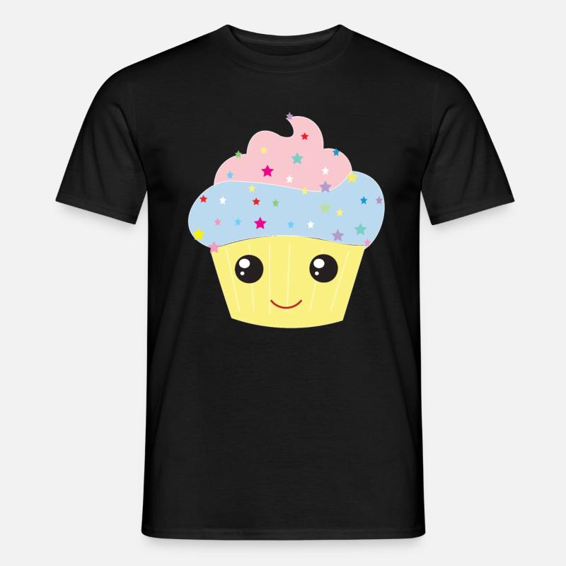 Muffin - Männer T-Shirt - Schwarz