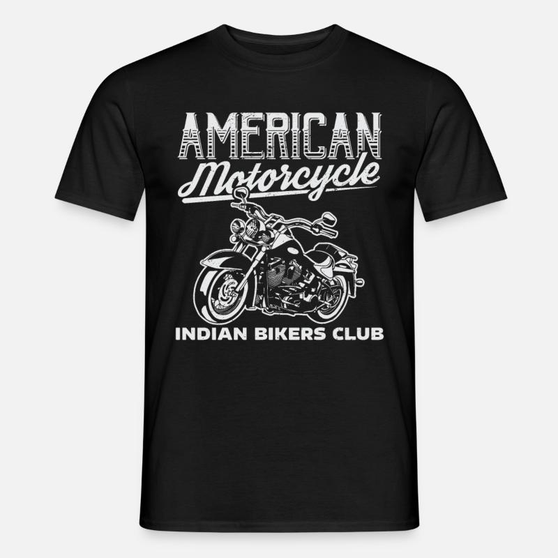 Motorradfahrer Geschenke - Männer T-Shirt - Schwarz
