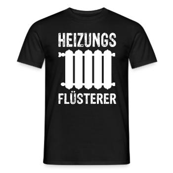 Heizung Flüsterer - Männer T-Shirt - Schwarz - Vorne - AI Model Male 178 light (178cm)