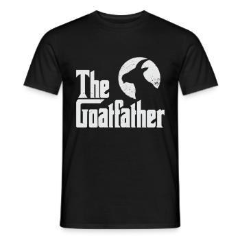 The Goat - Men's T-Shirt - black - Front - AI Model Male 178 light (178cm)