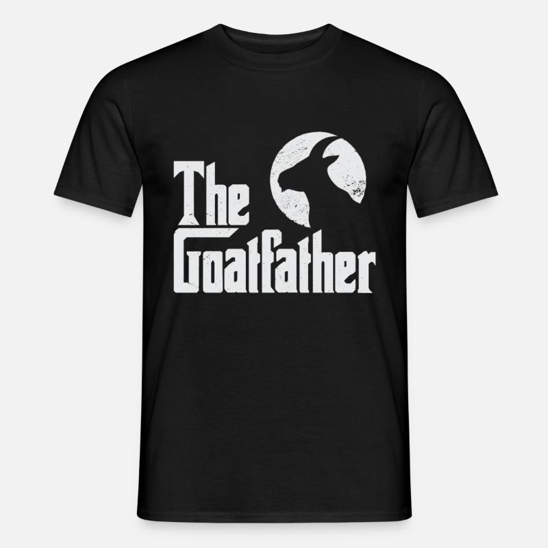 Die Ziege - Männer T-Shirt - Schwarz