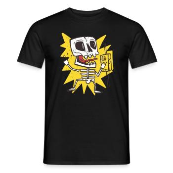 Electrician Saying - Funny Electronic Gift - Men's T-Shirt - black - Front - AI Model Male 178 light (178cm)