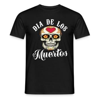 Dia De Los Muertos Day Of The Dead - Männer T-Shirt - Schwarz - Vorne - AI Model Male 178 light (178cm)