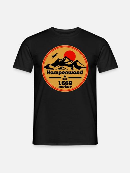 kampenwand - Männer T-Shirt - Schwarz