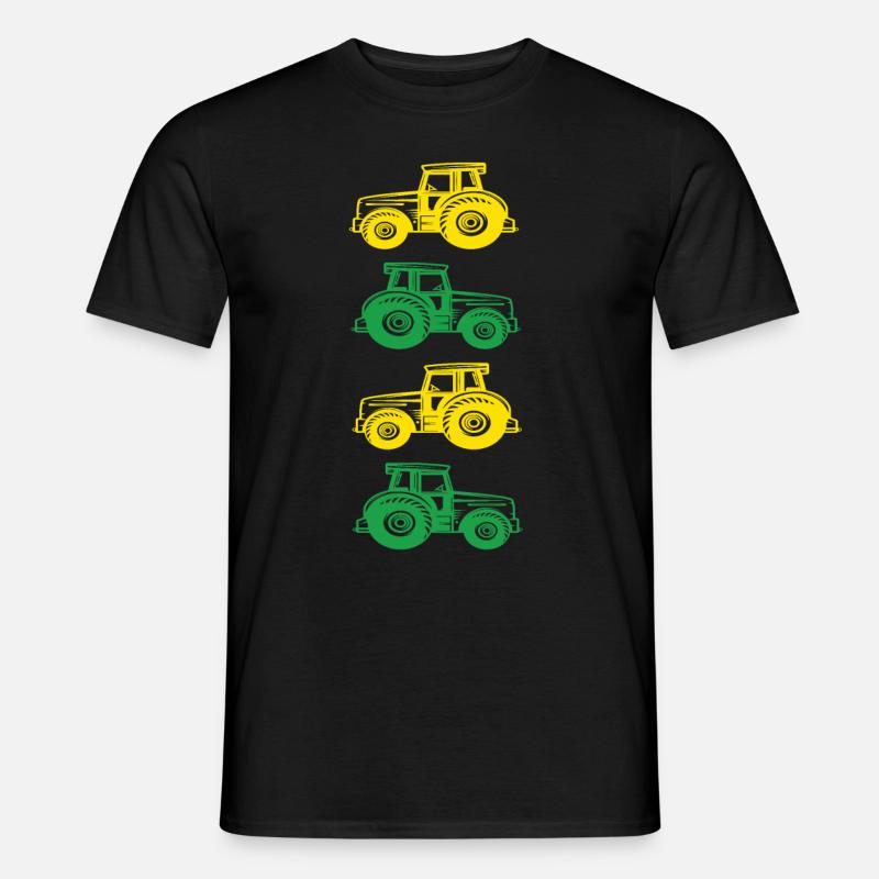 Traktor - Männer T-Shirt - Schwarz