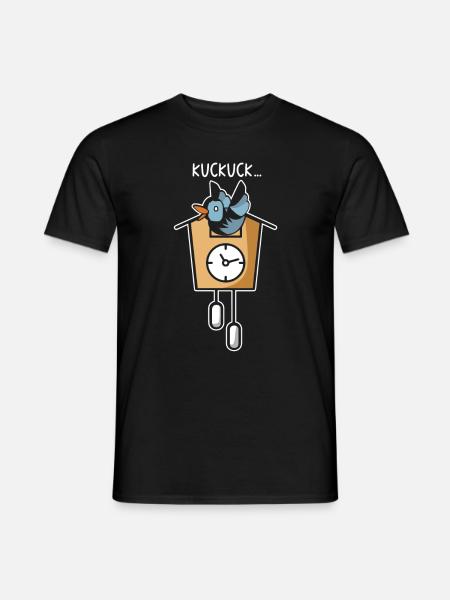 Kuckuck - Männer T-Shirt - Schwarz
