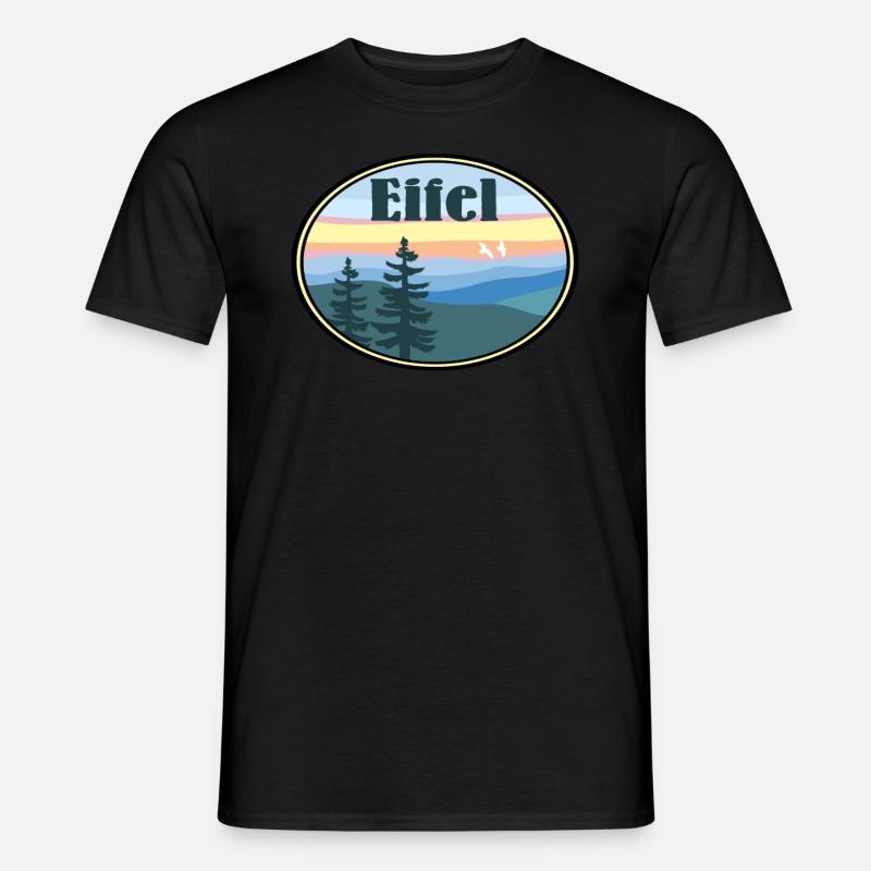 Eifel - Männer T-Shirt - Schwarz
