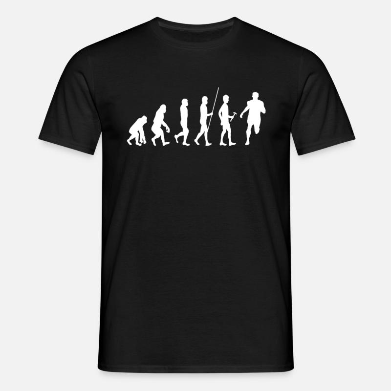 Running Evolution - Men's T-Shirt - black