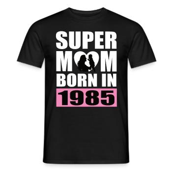 Mama Geburtstag Jahrgang geboren 1985 - Männer T-Shirt - Schwarz - Vorne - AI Model Male 178 light (178cm)