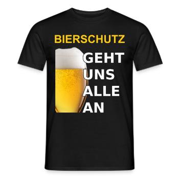 Bier Sprüche Festival Après Ski Party Mallorca - Männer T-Shirt - Schwarz - Vorne - AI Model Male 178 light (178cm)