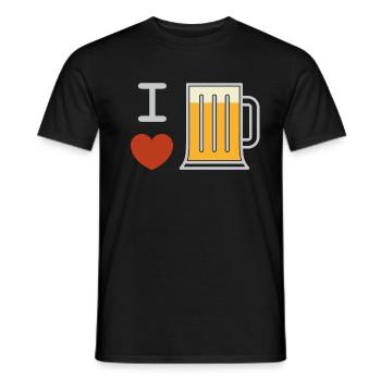 Beer Sayings Festival Après Ski Party Majorque - T-shirt homme - noir - Devant - AI Model Male 178 light (178cm)