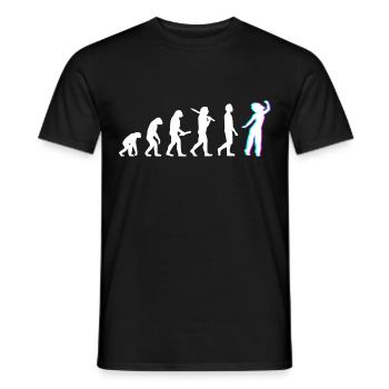Techno House Party EDM Festival Goa Electro Rave - T-shirt homme - noir - Devant - AI Model Male 178 light (178cm)