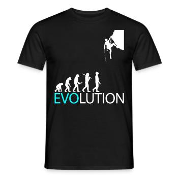 Climbing Mountaineering Bouldering Mountaineers Outdoor - Men's T-Shirt - black - Front - AI Model Male 178 light (178cm)