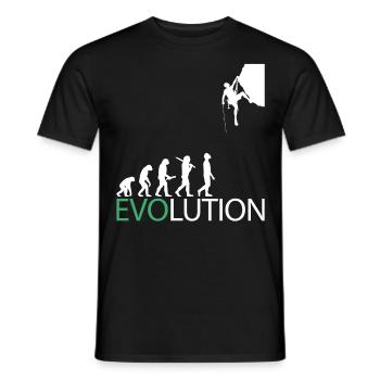Climbing Mountaineering Bouldering Mountaineers Outdoor - Men's T-Shirt - black - Front - AI Model Male 178 light (178cm)