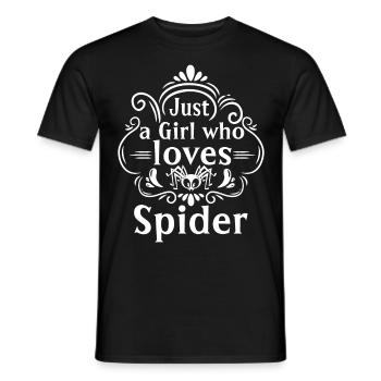 Tarentule Tarentule Terraristique Araignée amphibienne - T-shirt homme - noir - Devant - AI Model Male 178 light (178cm)