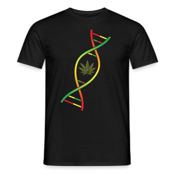 Good Vibes Seulement Rastafari Rasta Jamaïque Reggae - T-shirt homme - noir - Devant - AI Model Male 178 light (178cm)