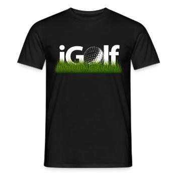 Golfer Golfer Golfer Gift, Golfer Shirt - Men's T-Shirt - black - Front - AI Model Male 178 light (178cm)