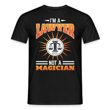 Profession d’avocat! Avocats Étudiants en droit Avocat - T-shirt homme - noir - Devant - AI Model Male 178 light (178cm)