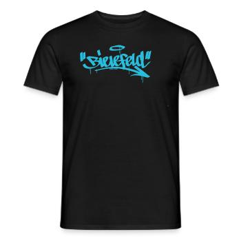 Bielefeld - Men's T-Shirt - black - Front - AI Model Male 178 light (178cm)