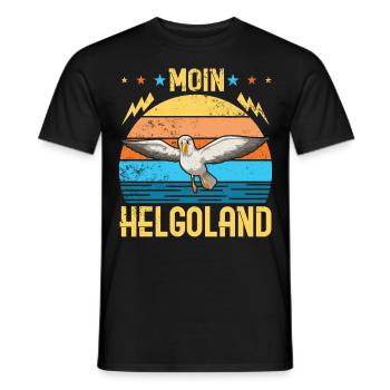 Helgoland Baltic Sea Sylt Deät Lun Lighthouse - Men's T-Shirt - black - Front - AI Model Male 178 light (178cm)