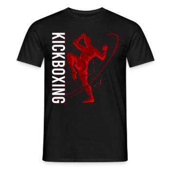Kickboxer Martial Arts Kickboxing Kickboxen - Männer T-Shirt - Schwarz - Vorne - AI Model Male 178 light (178cm)