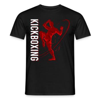 Kickboxer Martial Arts Kickboxing Kickboxen - Männer T-Shirt - Schwarz - Vorne - AI Model Male 178 light (178cm)