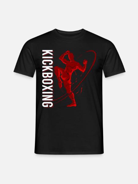 Kickboxer Martial Arts Kickboxing Kickboxen - Männer T-Shirt - Schwarz