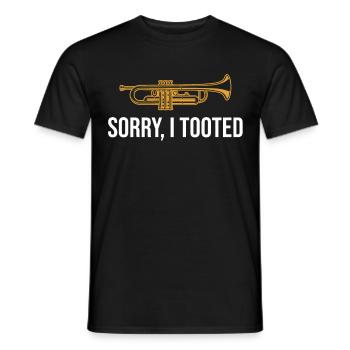 Trompette Trompette Trompettiste Joueur de Trompette Musique Orchestre - T-shirt homme - noir - Devant - AI Model Male 178 light (178cm)