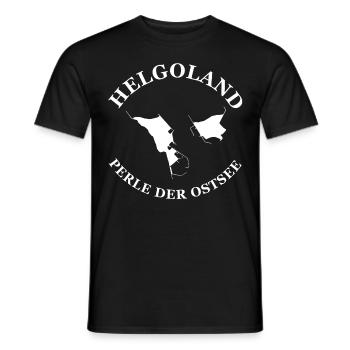 Helgoland Baltic Sea Sylt Deat Lun lighthouse - Men's T-Shirt - black - Front - AI Model Male 178 light (178cm)