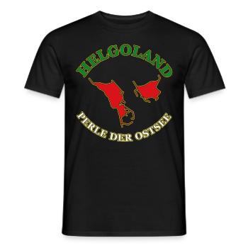 Helgoland Baltic Sea Sylt Deät Lun Lighthouse - Men's T-Shirt - black - Front - AI Model Male 178 light (178cm)