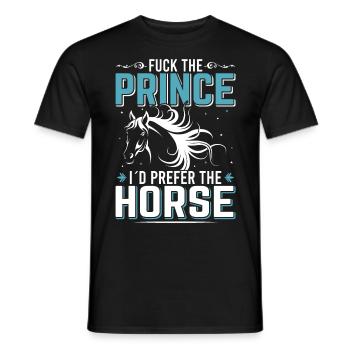 Cavalier Équitation Chevaux - T-shirt homme - noir - Devant - AI Model Male 178 light (178cm)