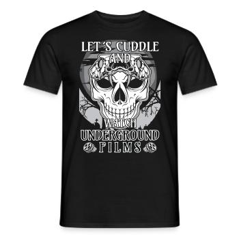 Underground Film, Independent Cinema, Horror - Männer T-Shirt - Schwarz - Vorne - AI Model Male 178 light (178cm)