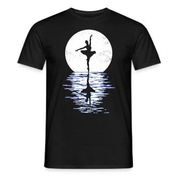 Ballett, Ballerina, Girl, Mädchen, Tanzen - Männer T-Shirt - Schwarz - Vorne - AI Model Male 178 light (178cm)