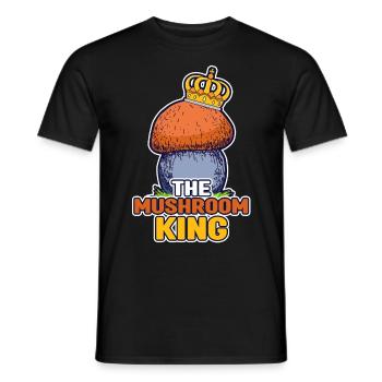 Champignons Champignons Porcines Champignons Collectionneurs Chanterelles - T-shirt homme - noir - Devant - AI Model Male 178 light (178cm)