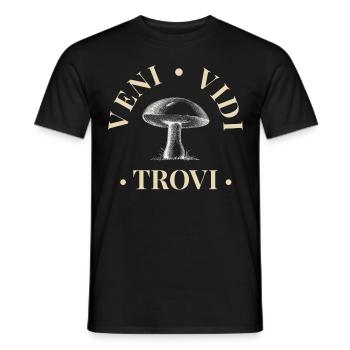 Champignons Champignons Porcines Champignons Collectionneurs Chanterelles - T-shirt homme - noir - Devant - AI Model Male 178 light (178cm)