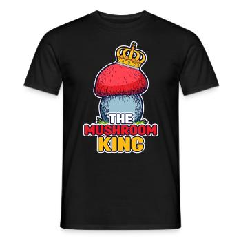 Champignons Champignons Porcines Champignons Collectionneurs Chanterelles - T-shirt homme - noir - Devant - AI Model Male 178 light (178cm)