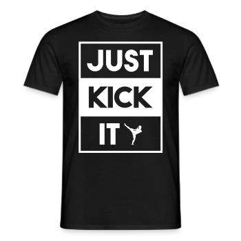 Kickboxer Martial Arts Kickboxing Kickboxen - Männer T-Shirt - Schwarz - Vorne - AI Model Male 178 light (178cm)